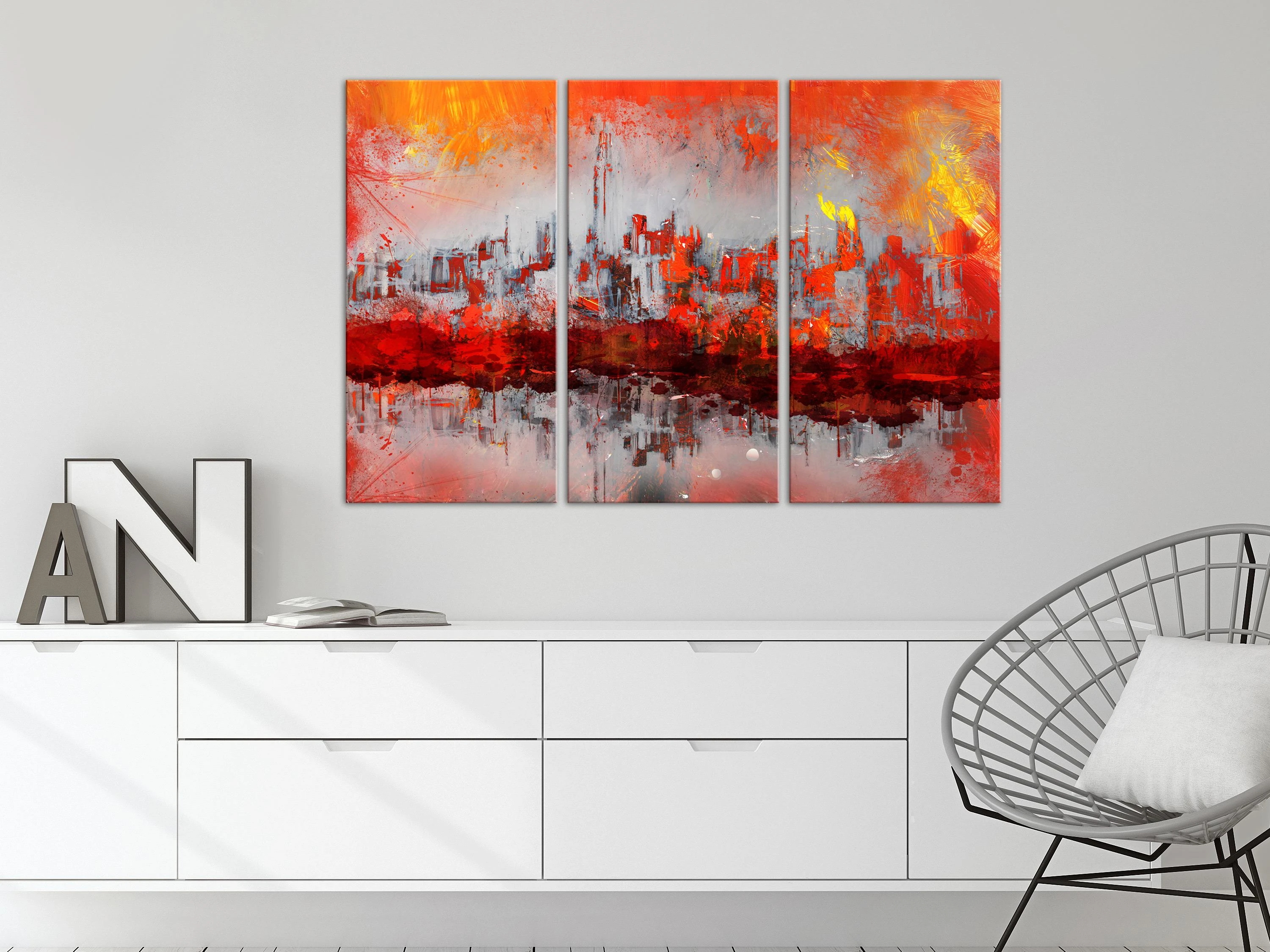 Artgeist Paveikslas - New York Sunset (3 Parts)