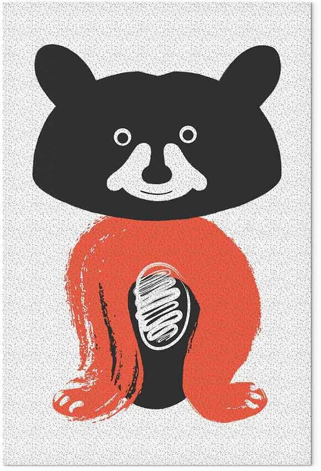 Artgeist Paveikslas - Nice Mr. Raccoon (1 Part) Vertical