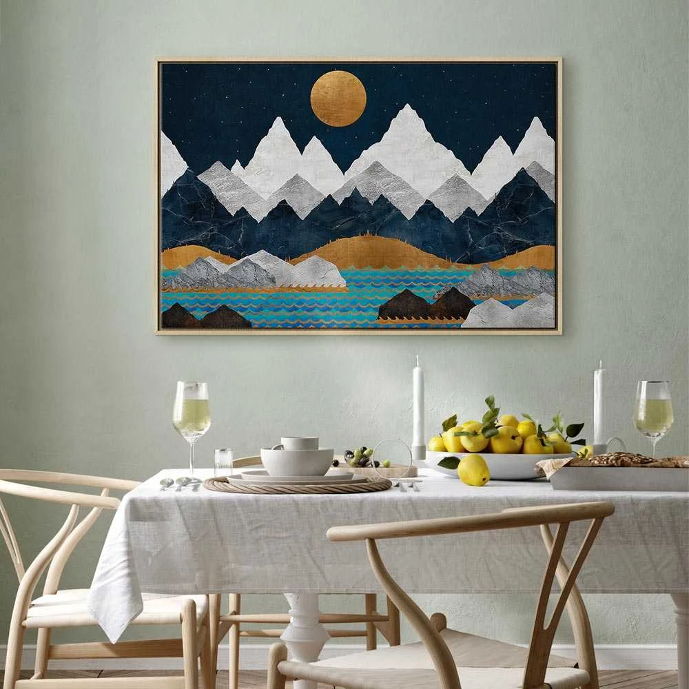 Artgeist Paveikslas - Night in the Mountains (1 Part) Wide