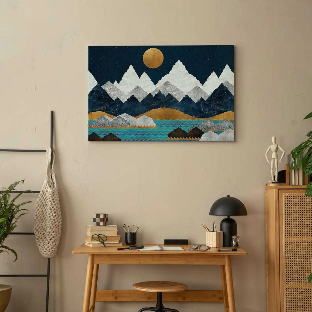 Artgeist Paveikslas - Night in the Mountains (1 Part) Wide