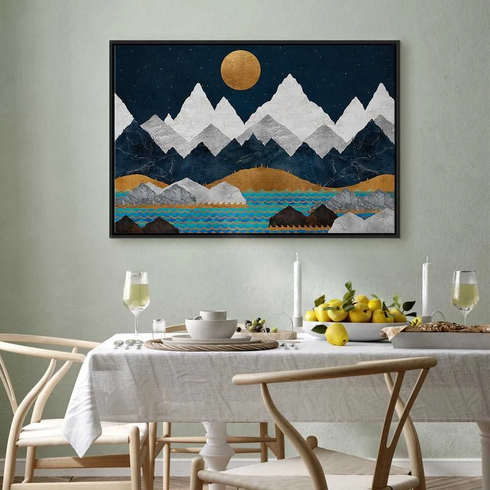 Artgeist Paveikslas - Night in the Mountains (1 Part) Wide