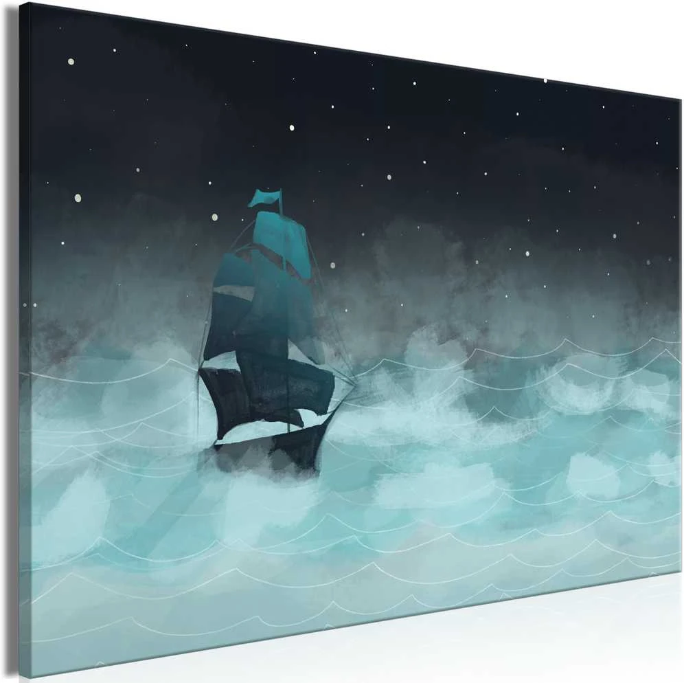Artgeist Paveikslas - Night Waves (1 Part) Wide - Second Variant