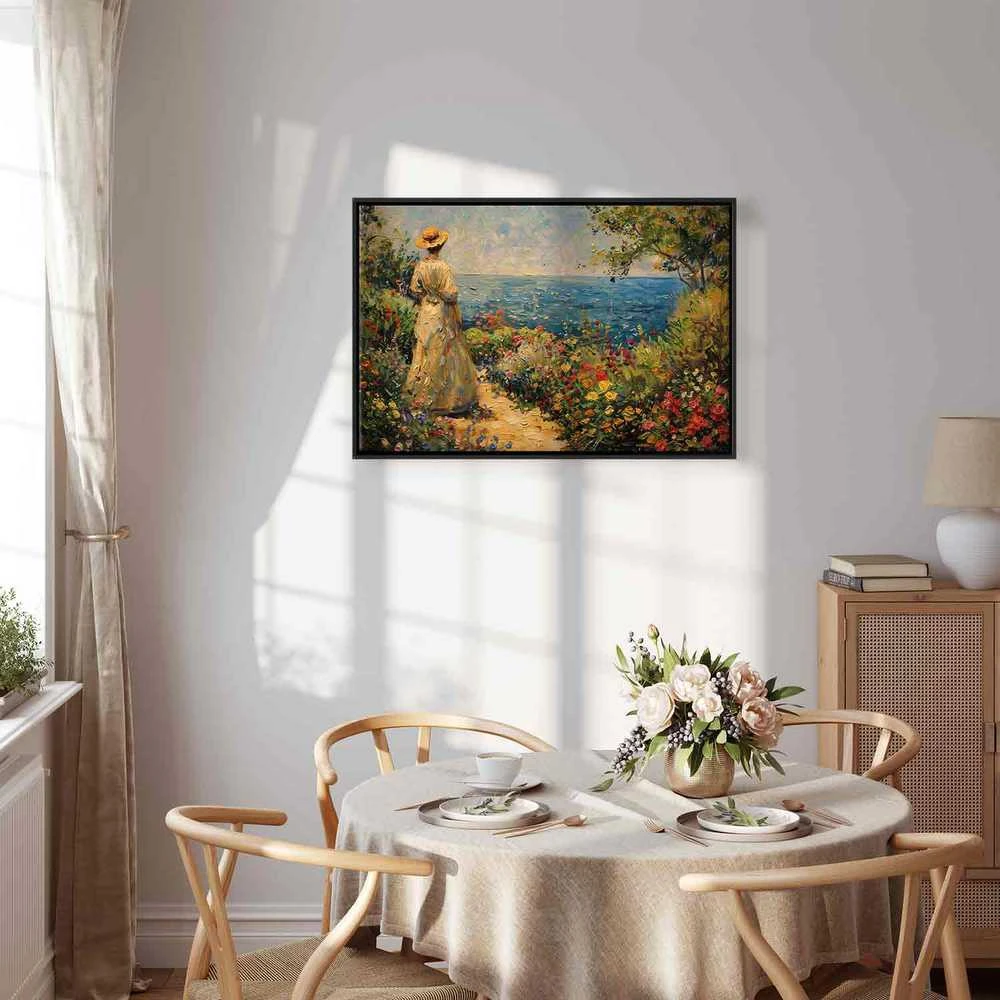 Artgeist Paveikslas - Nostalgic impression - a pensive woman contemplating