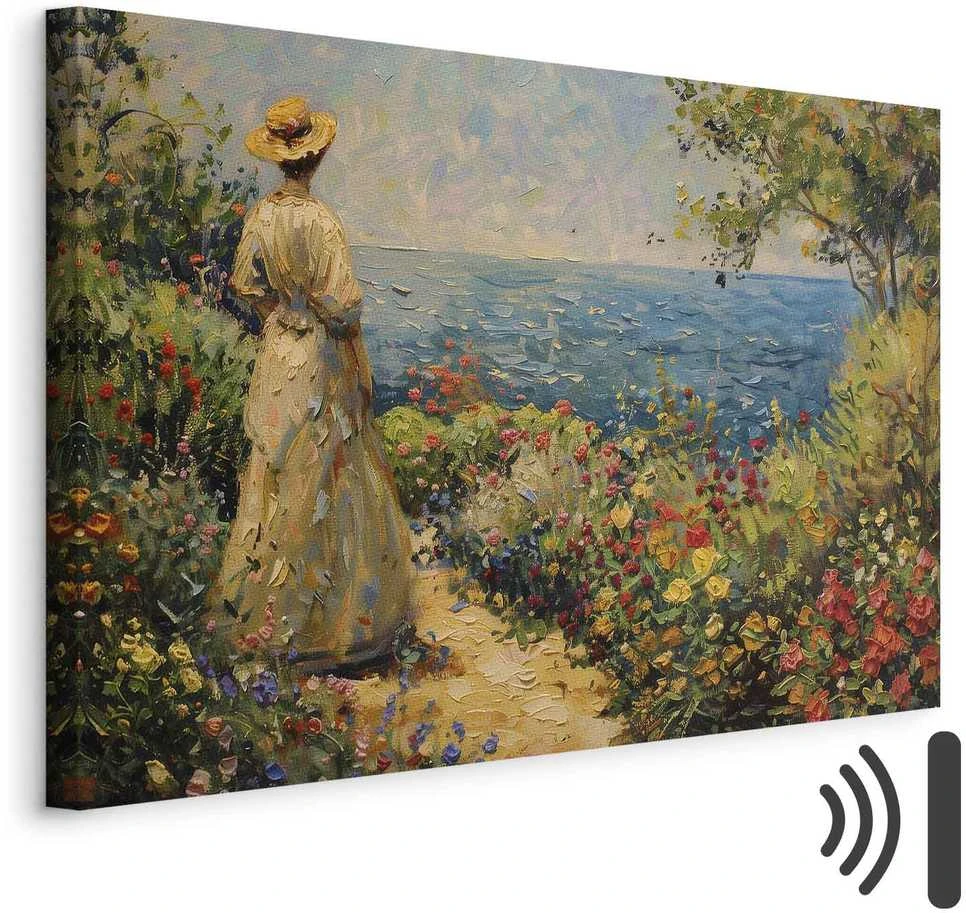 Artgeist Paveikslas - Nostalgic impression - a pensive woman contemplating
