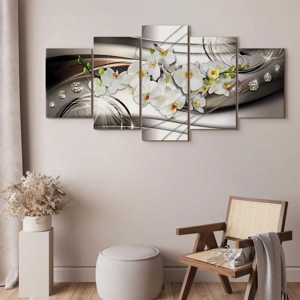 Artgeist Paveikslas - Orchid with Diamonds