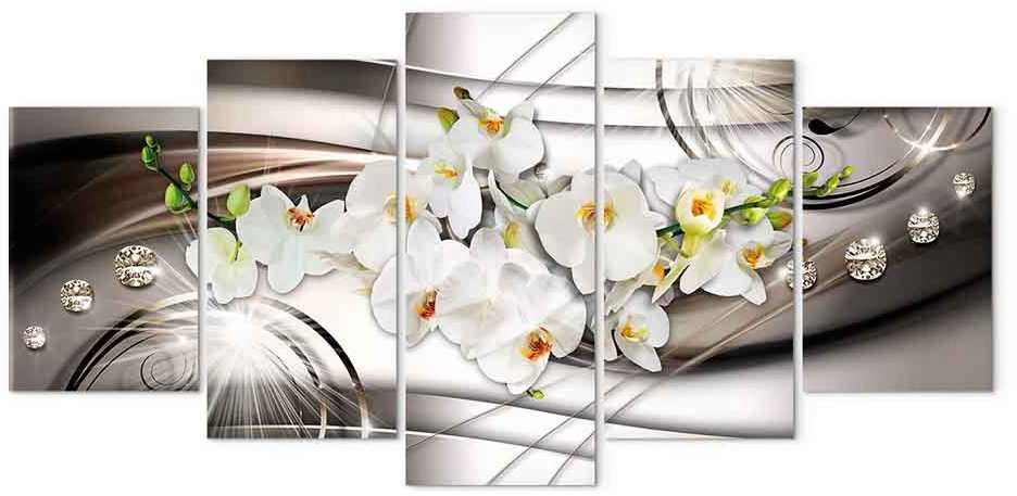 Artgeist Paveikslas - Orchid with Diamonds