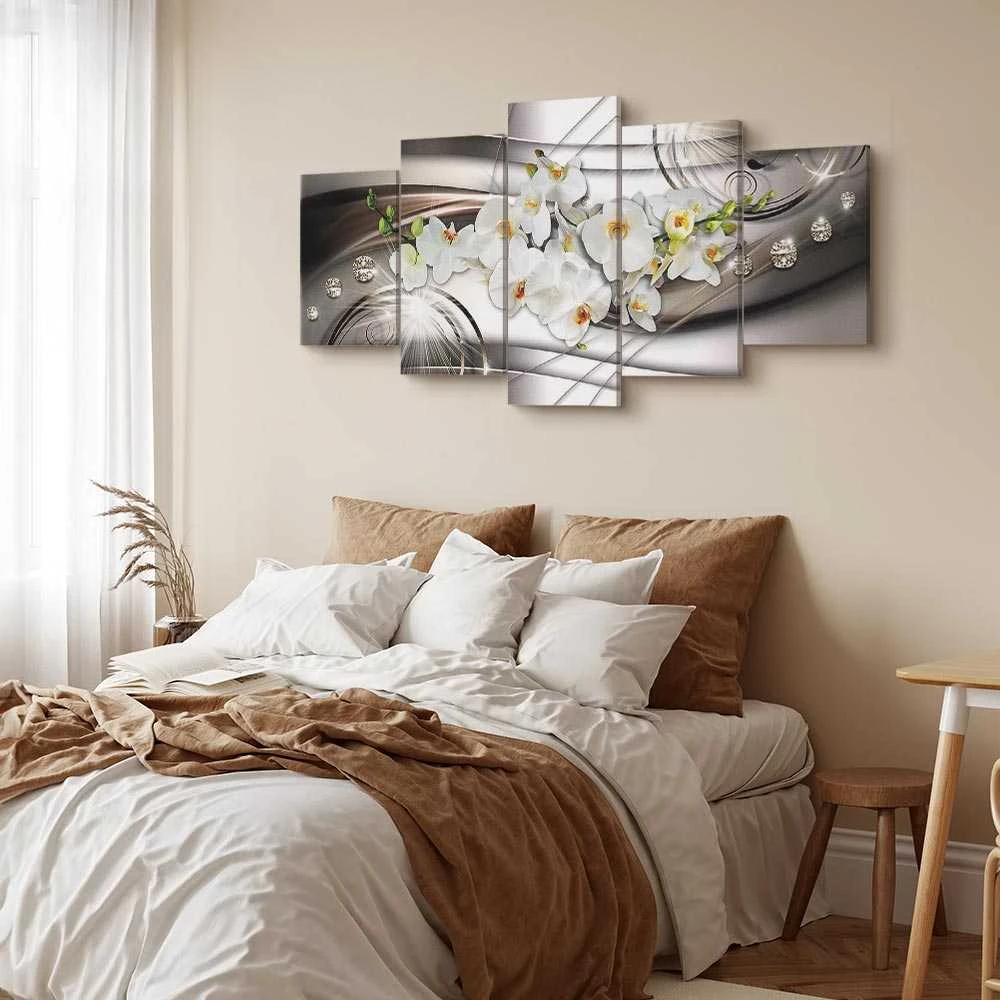 Artgeist Paveikslas - Orchid with Diamonds