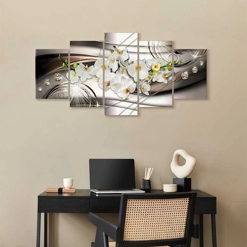 Artgeist Paveikslas - Orchid with Diamonds