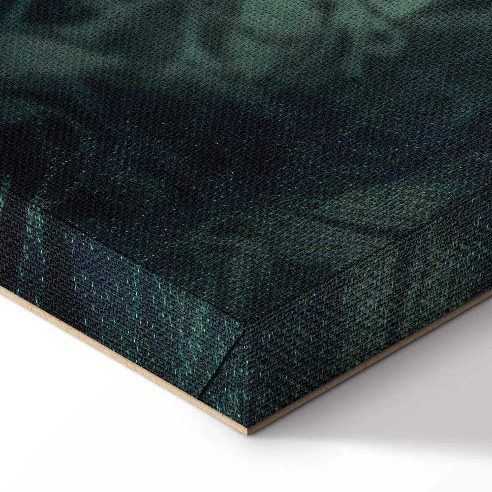Artgeist Paveikslas - Oriental Pattern Carpet: Emerald Ornaments and Worn Patterns