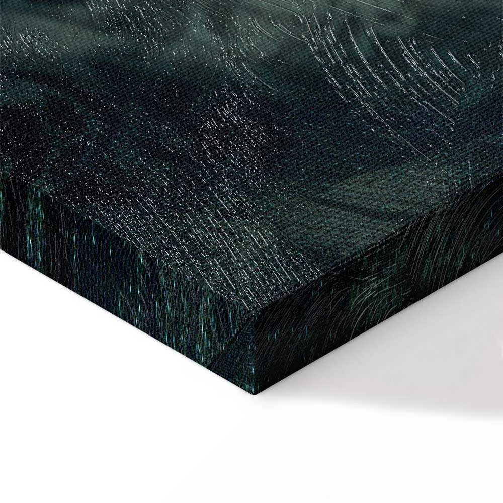 Artgeist Paveikslas - Oriental Pattern Carpet: Emerald Ornaments and Worn Patterns