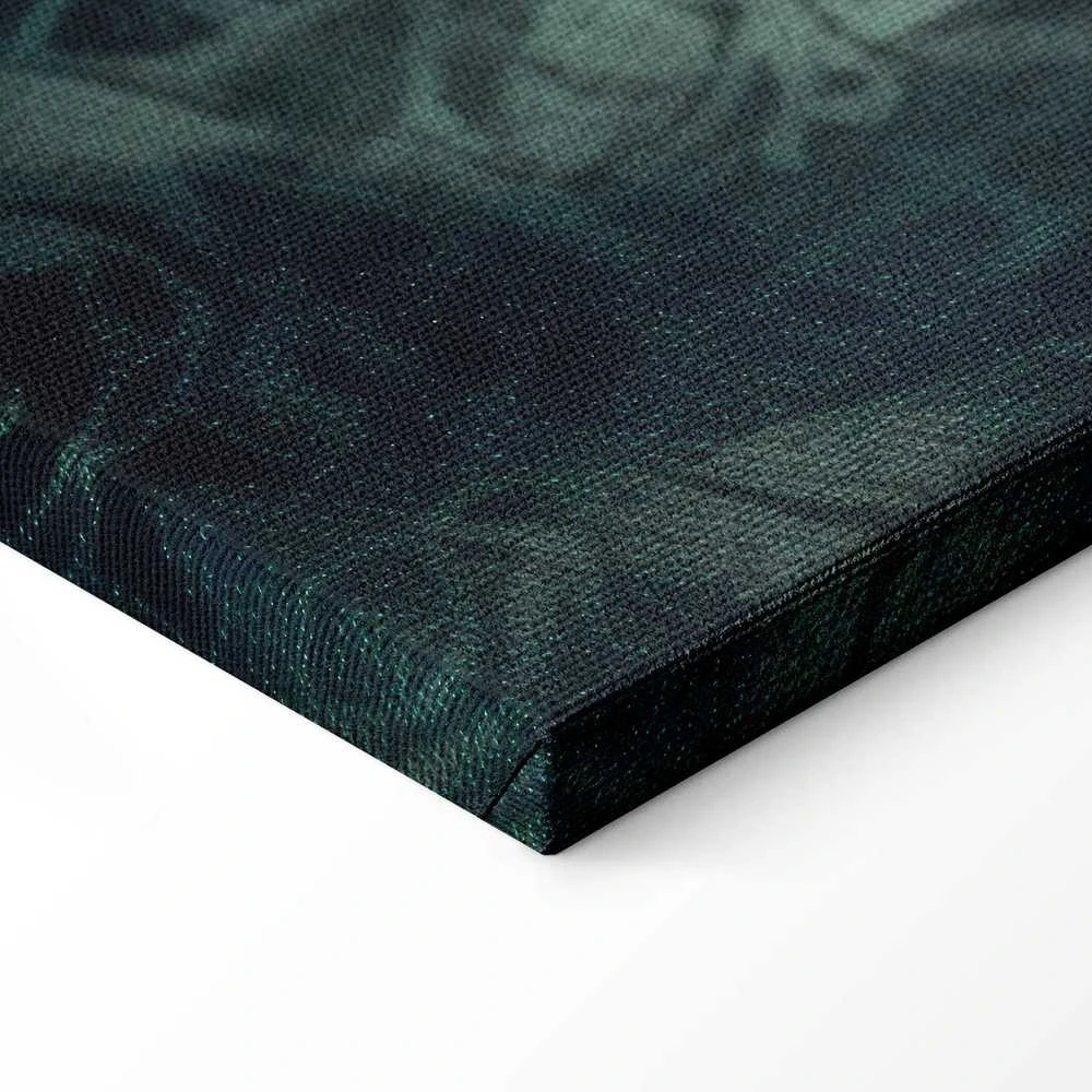 Artgeist Paveikslas - Oriental Pattern Carpet: Emerald Ornaments and Worn Patterns