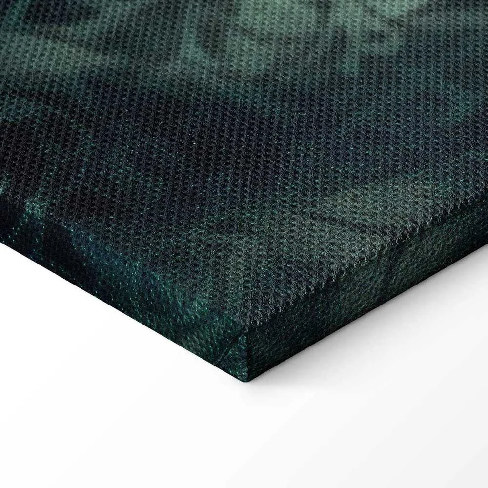 Artgeist Paveikslas - Oriental Pattern Carpet: Emerald Ornaments and Worn Patterns