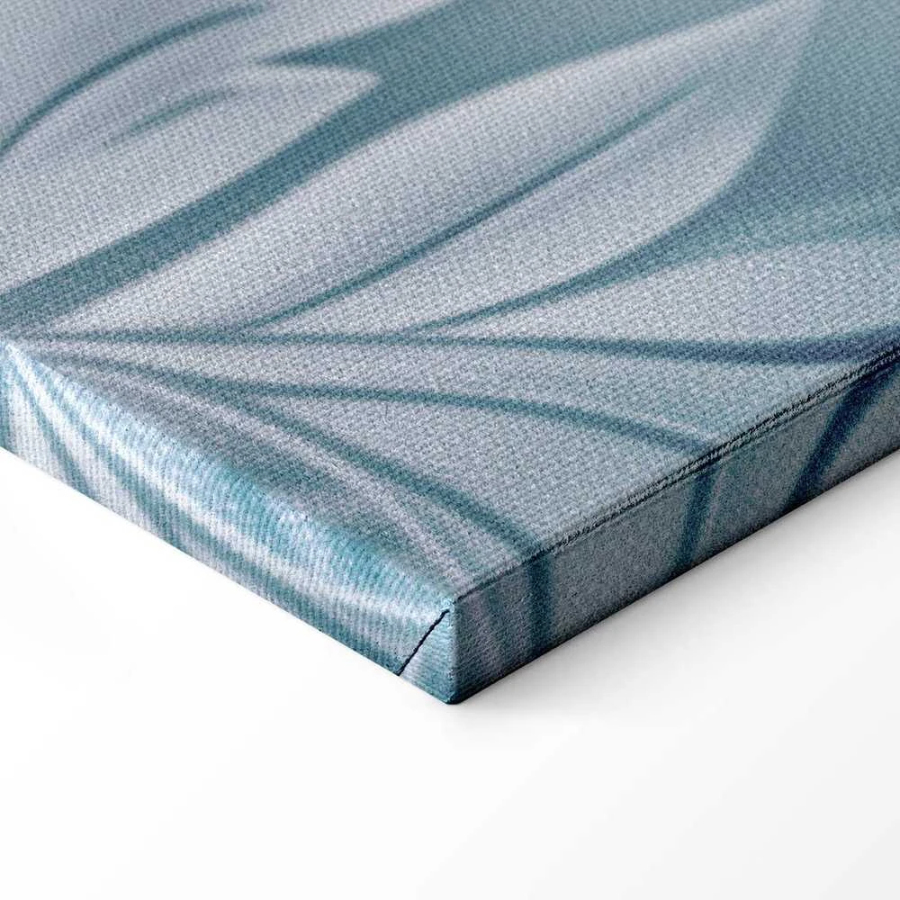 Artgeist Paveikslas - Ornaments in Worn Muted Turquoises: Delicate Plant Pattern