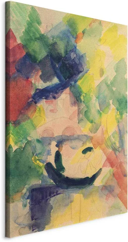 Artgeist Paveikslas - Paar im Nachen (August Macke)