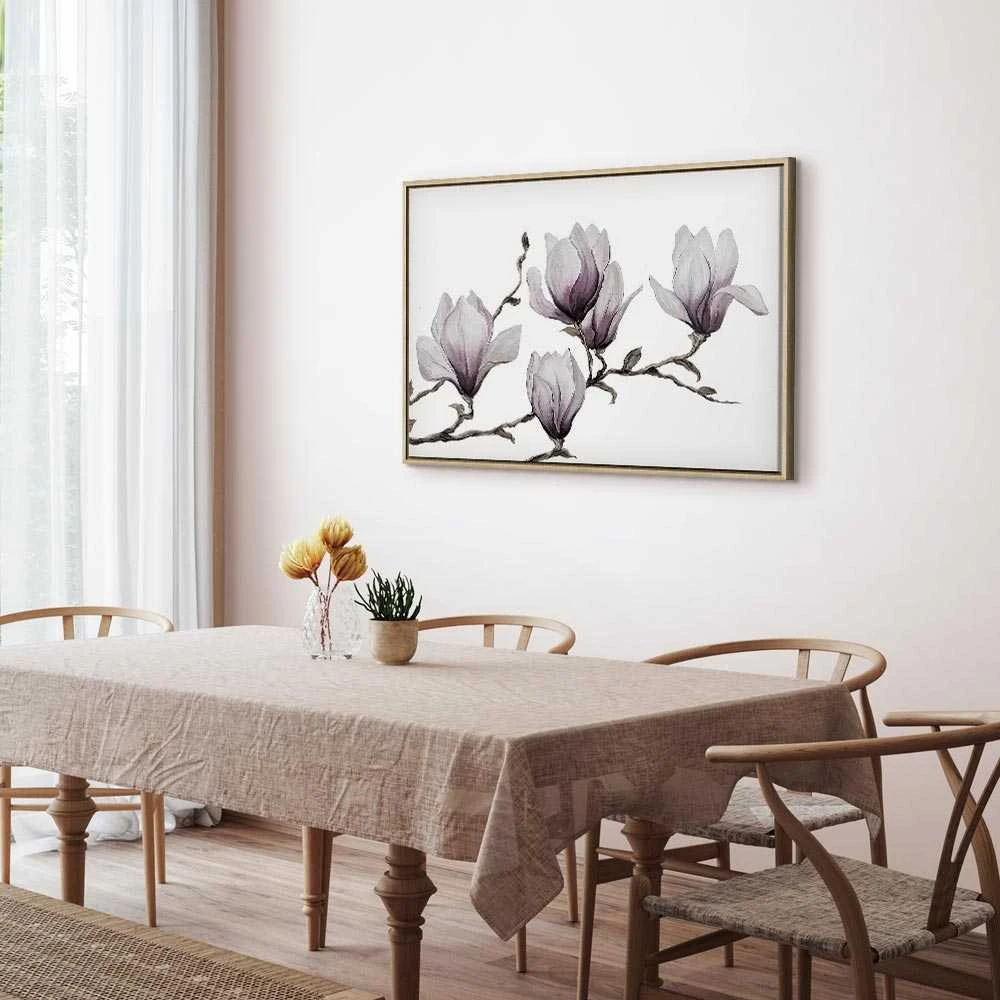 Artgeist Paveikslas - Painted Magnolias (1 Part) Wide