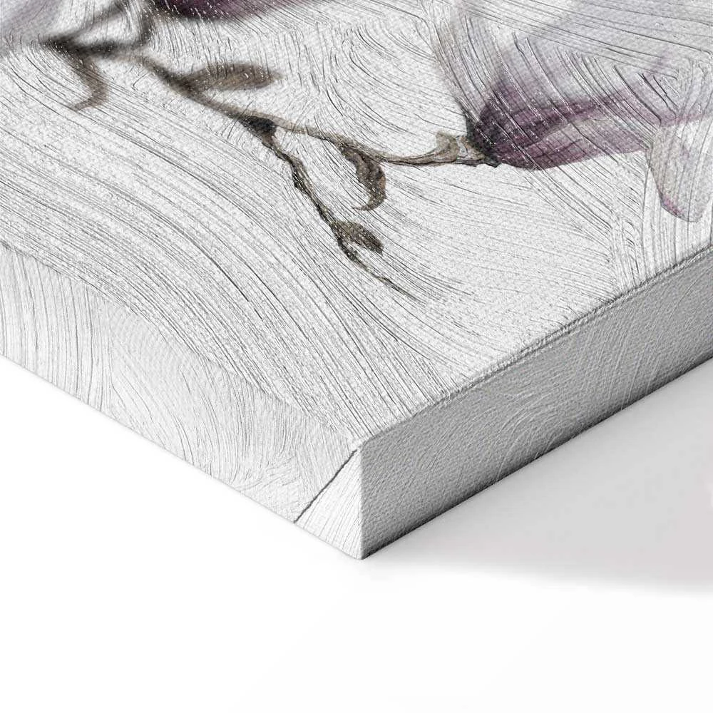 Artgeist Paveikslas - Painted Magnolias (1 Part) Wide