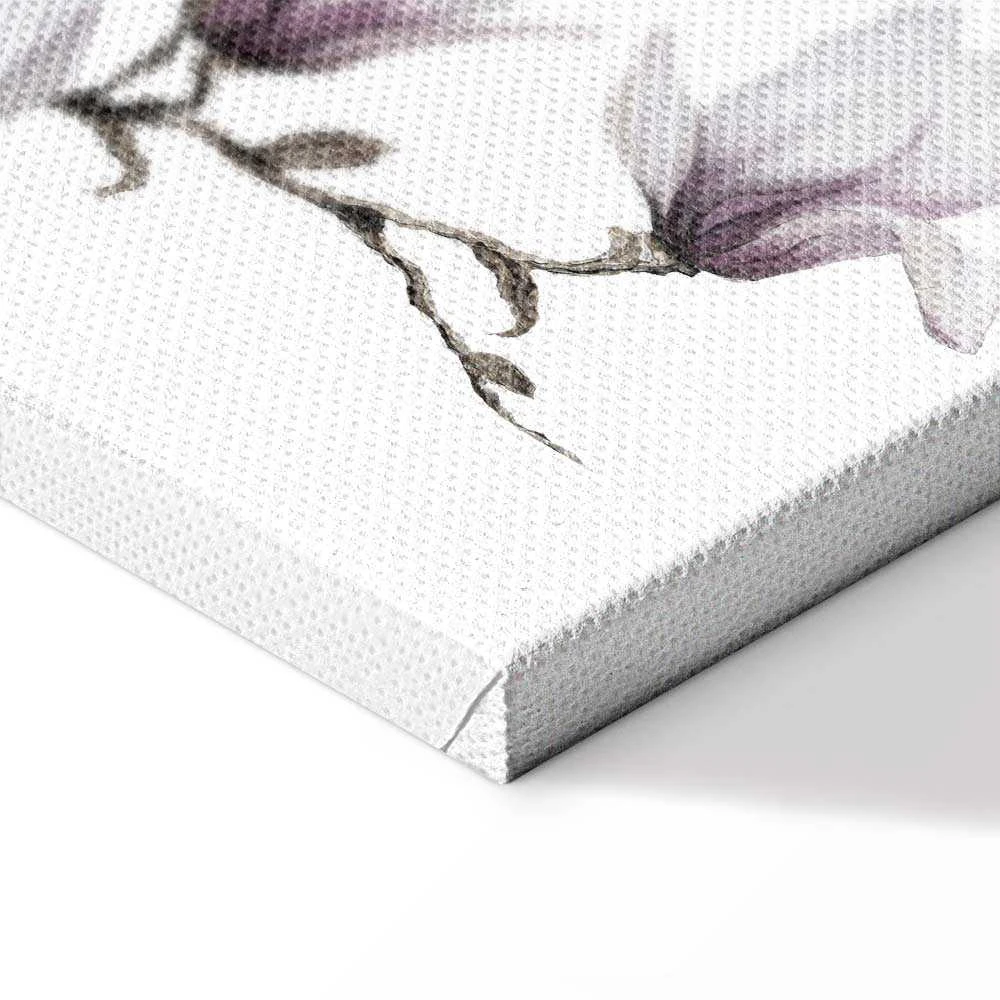 Artgeist Paveikslas - Painted Magnolias (1 Part) Wide