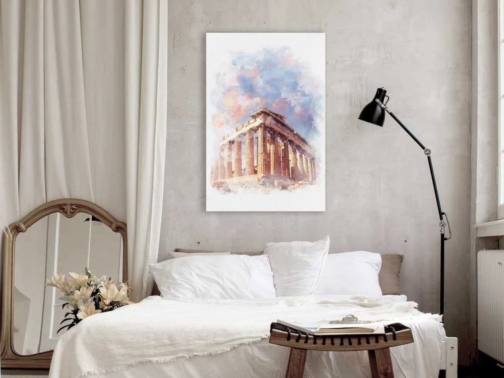 Artgeist Paveikslas - Painted Parthenon (1 Part) Vertical