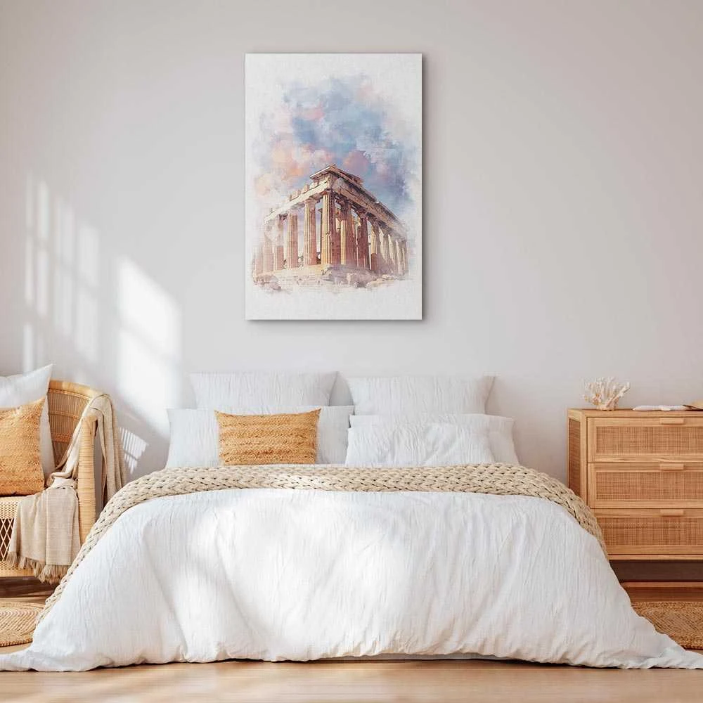 Artgeist Paveikslas - Painted Parthenon (1 Part) Vertical