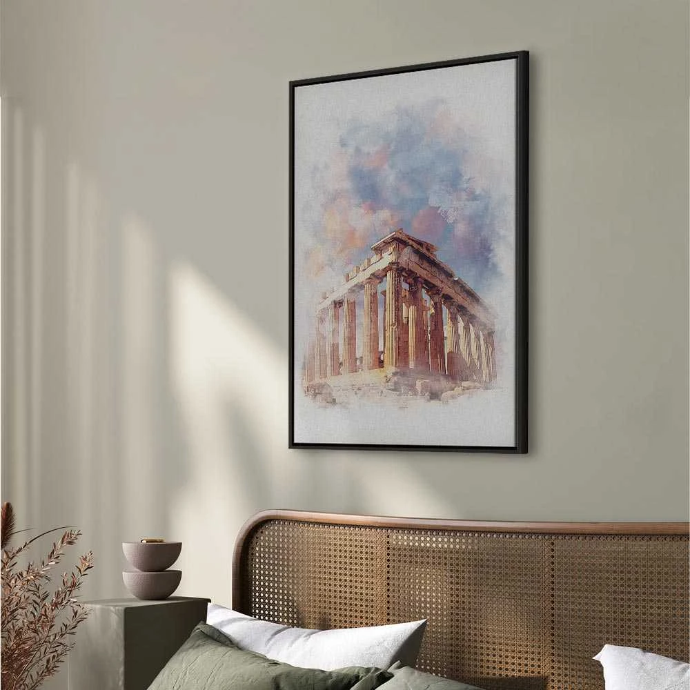 Artgeist Paveikslas - Painted Parthenon (1 Part) Vertical
