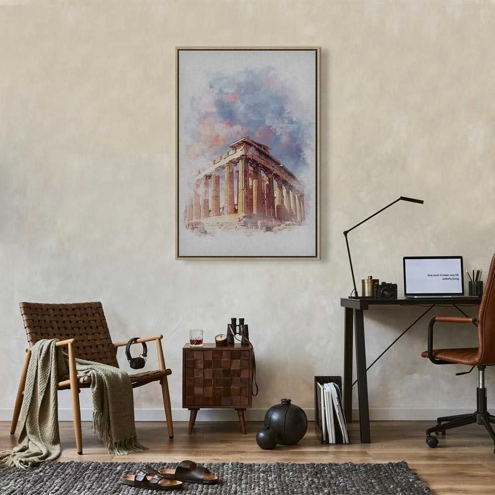 Artgeist Paveikslas - Painted Parthenon (1 Part) Vertical
