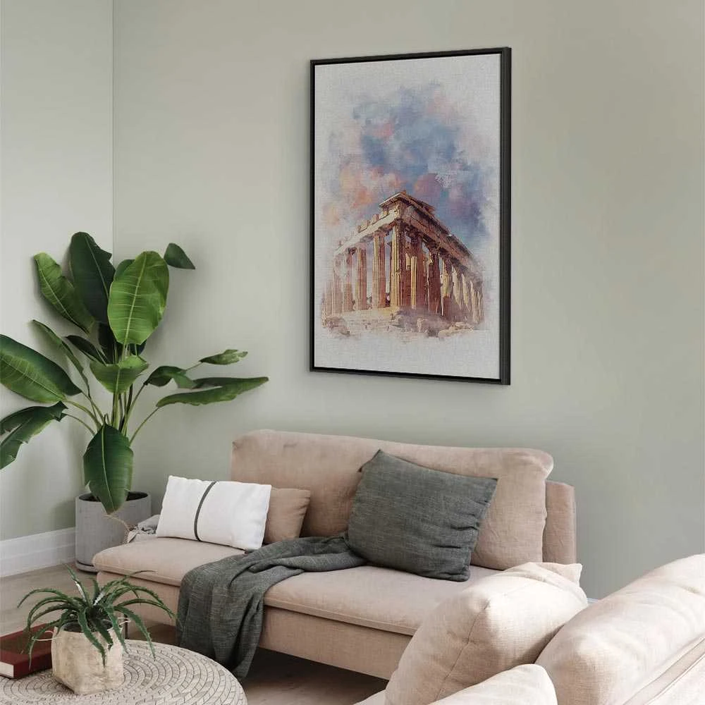 Artgeist Paveikslas - Painted Parthenon (1 Part) Vertical