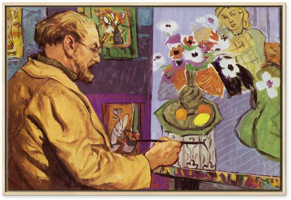 Artgeist Paveikslas - Painting by Henri Matisse (colour lithograph)