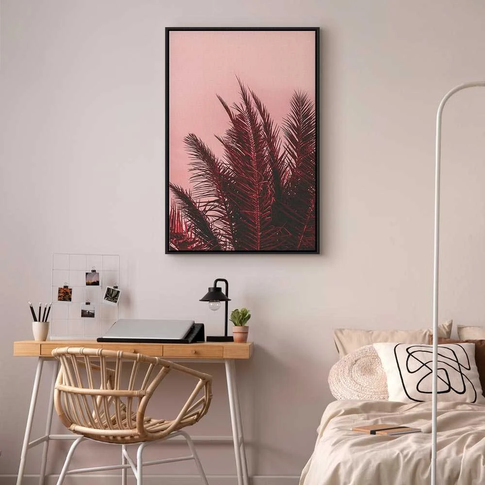 Artgeist Paveikslas - Palm Trees at Sunset (1 Part) Vertical
