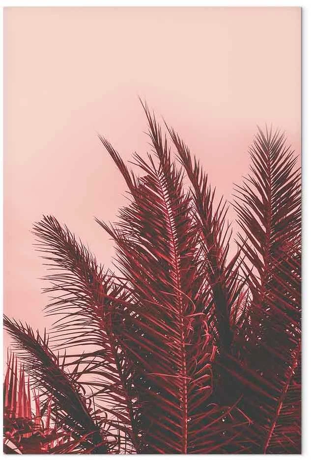 Artgeist Paveikslas - Palm Trees at Sunset (1 Part) Vertical