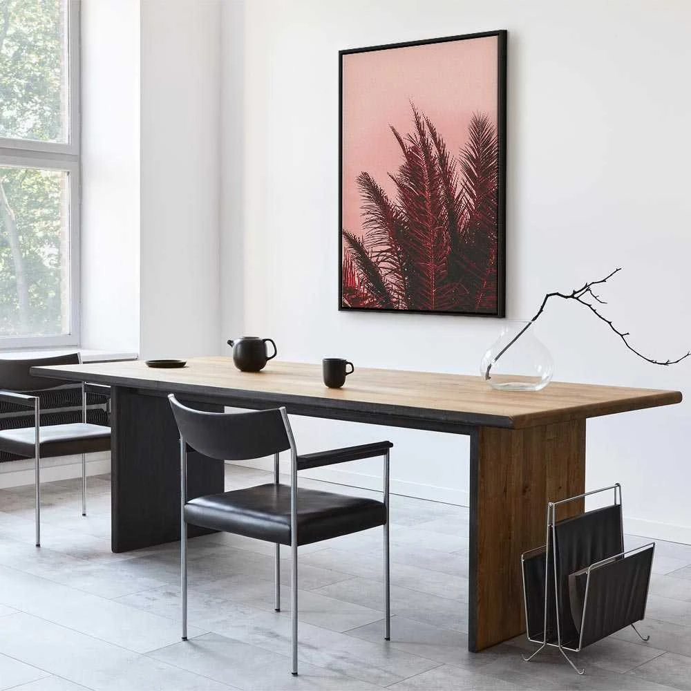 Artgeist Paveikslas - Palm Trees at Sunset (1 Part) Vertical