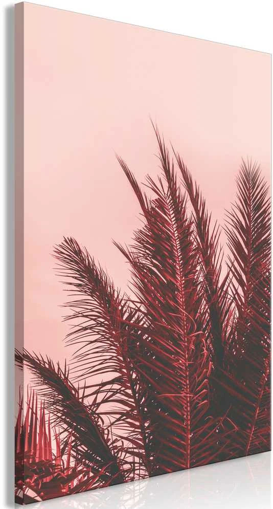 Artgeist Paveikslas - Palm Trees at Sunset (1 Part) Vertical