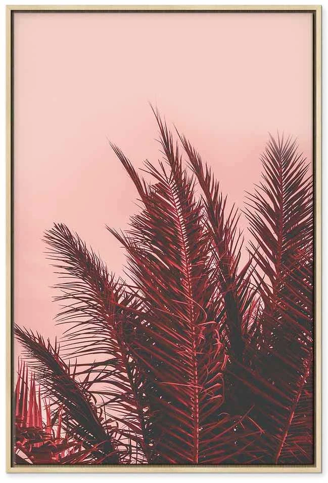 Artgeist Paveikslas - Palm Trees at Sunset (1 Part) Vertical