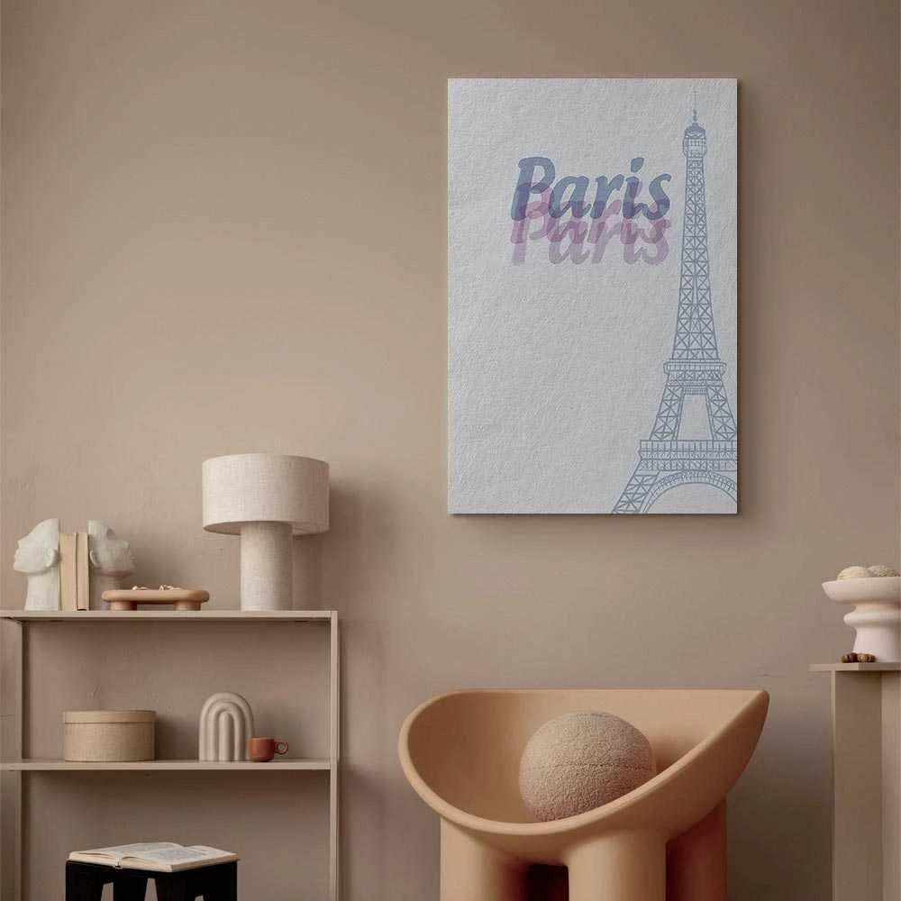 Artgeist Paveikslas - Paris in Watercolours (1 Part) Vertical