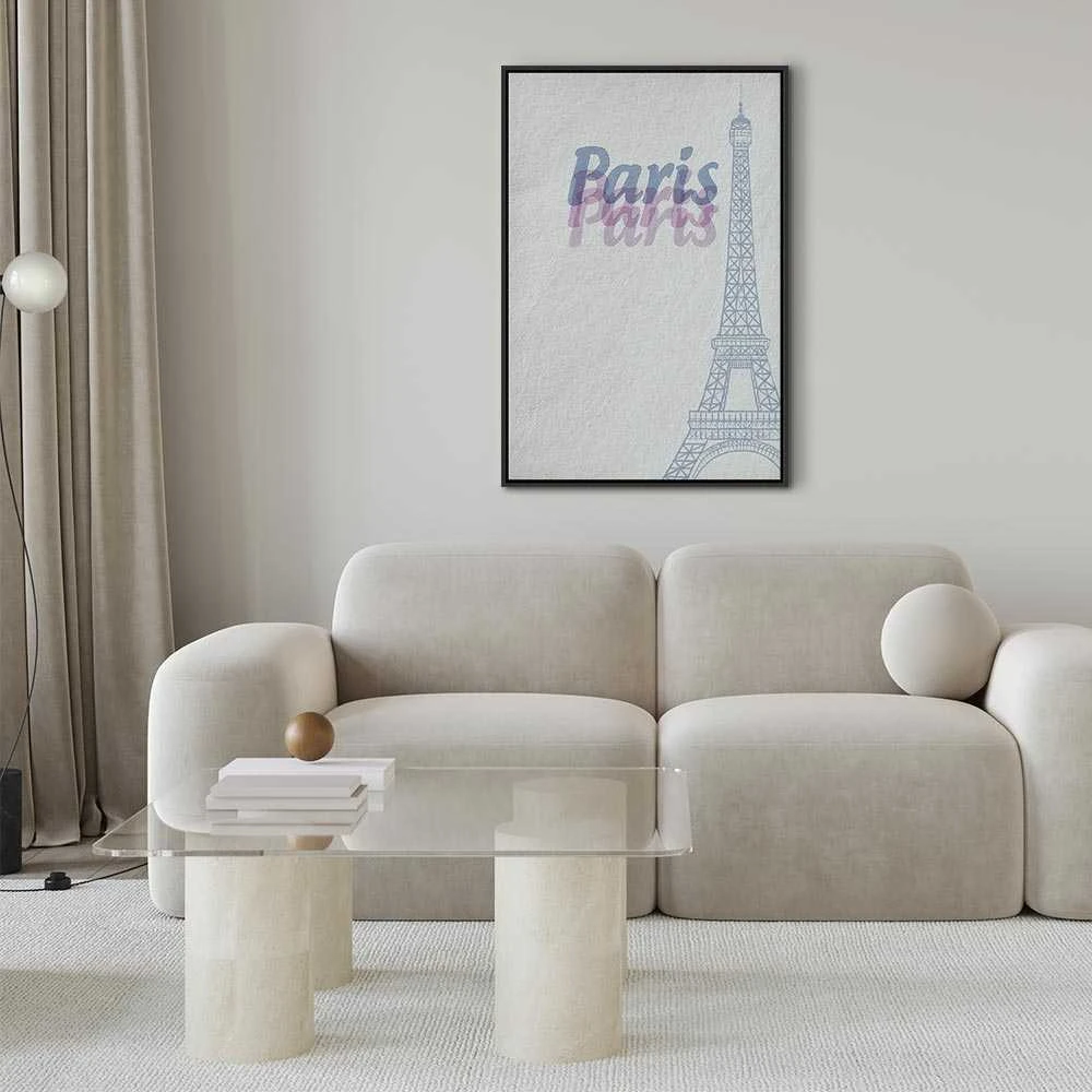 Artgeist Paveikslas - Paris in Watercolours (1 Part) Vertical