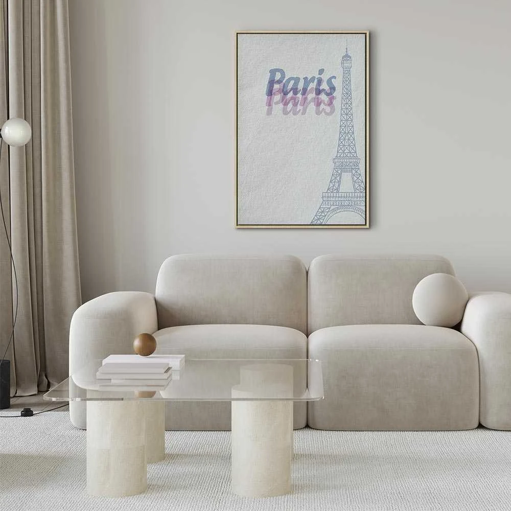 Artgeist Paveikslas - Paris in Watercolours (1 Part) Vertical