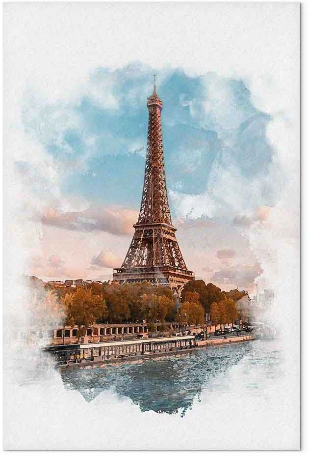Artgeist Paveikslas - Paris View (1 Part) Vertical
