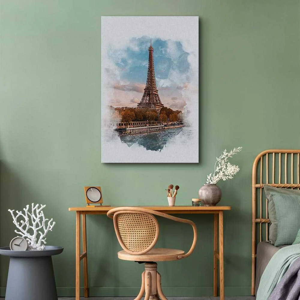 Artgeist Paveikslas - Paris View (1 Part) Vertical