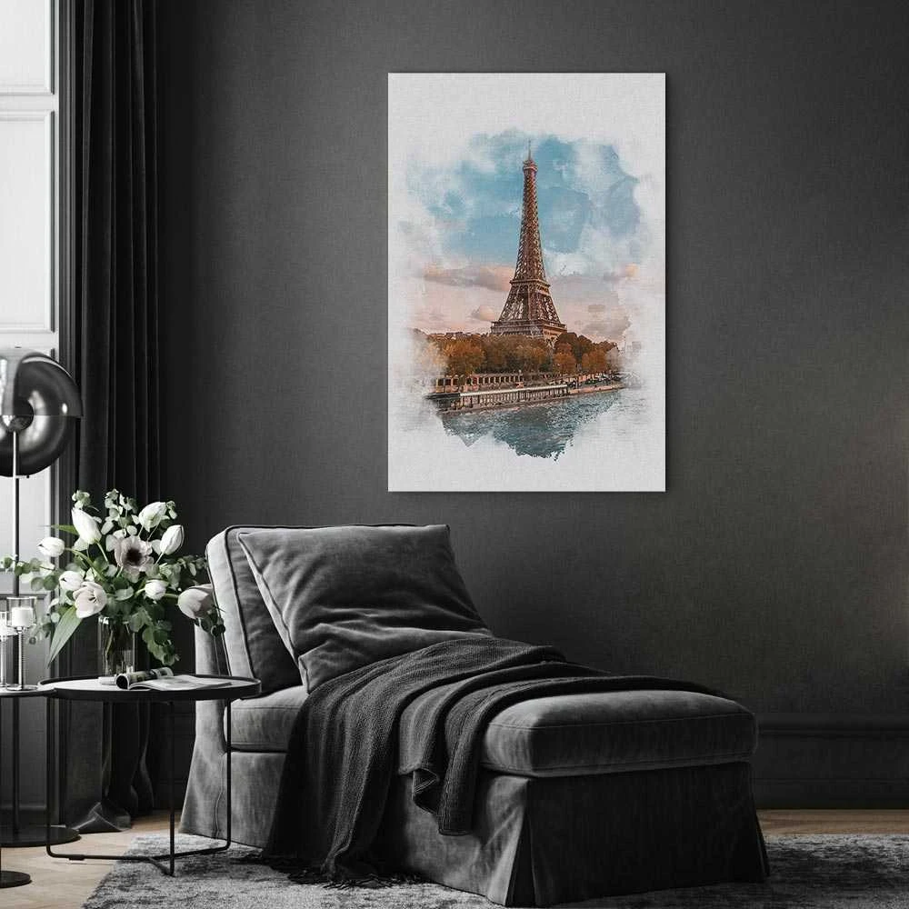 Artgeist Paveikslas - Paris View (1 Part) Vertical
