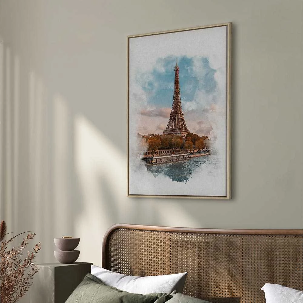 Artgeist Paveikslas - Paris View (1 Part) Vertical