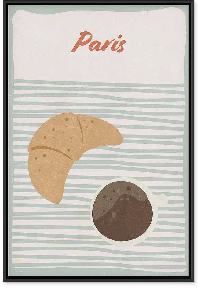 Artgeist Paveikslas - Parisian Breakfast (1 Part) Vertical