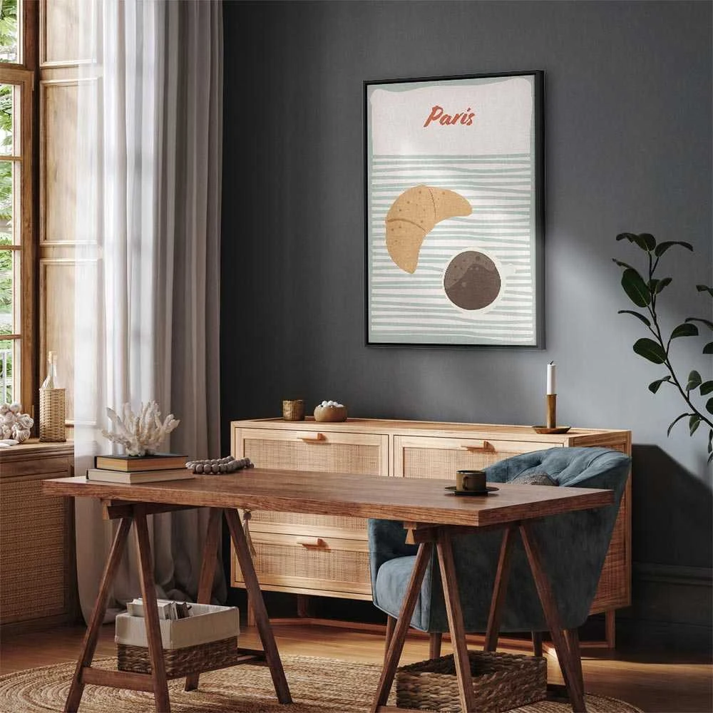 Artgeist Paveikslas - Parisian Breakfast (1 Part) Vertical