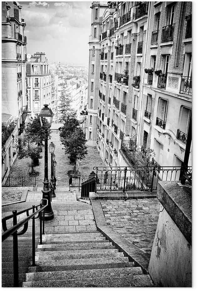Artgeist Paveikslas - Parisian Suburb (1-częściowy) Vertical