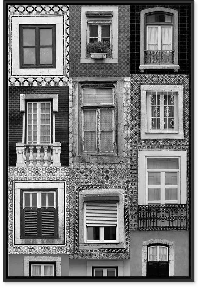 Artgeist Paveikslas - Patterned Windows (1 Part) Vertical