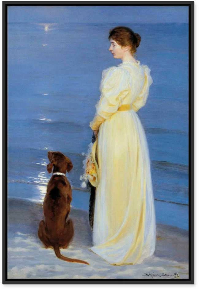 Artgeist Paveikslas - Peder Severin Kroyer – Summer Evening in Skagen