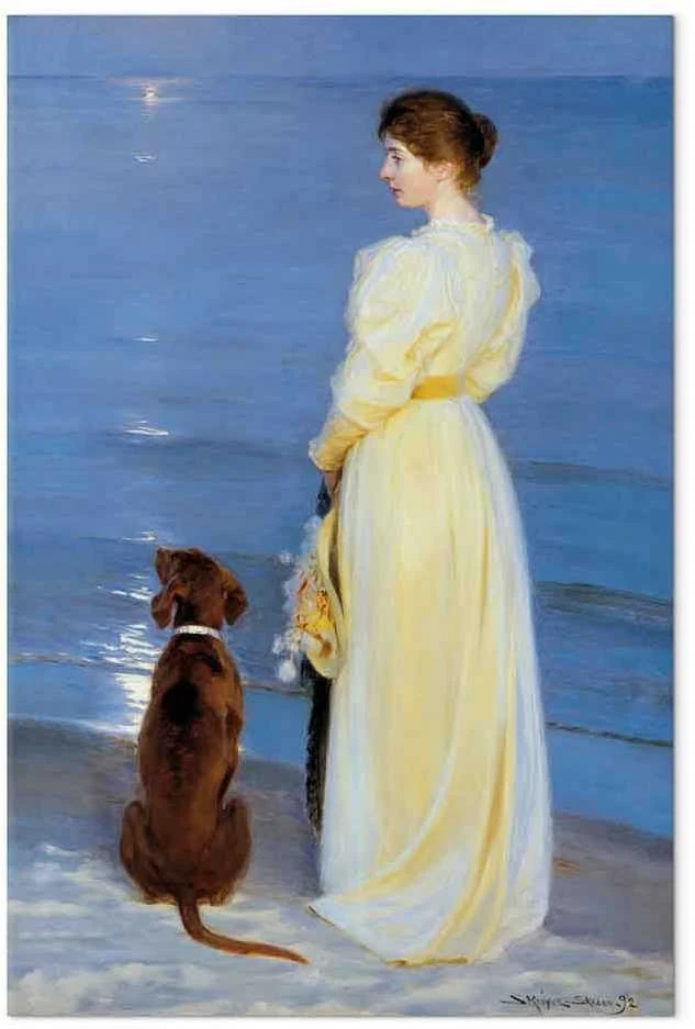 Artgeist Paveikslas - Peder Severin Kroyer – Summer Evening in Skagen
