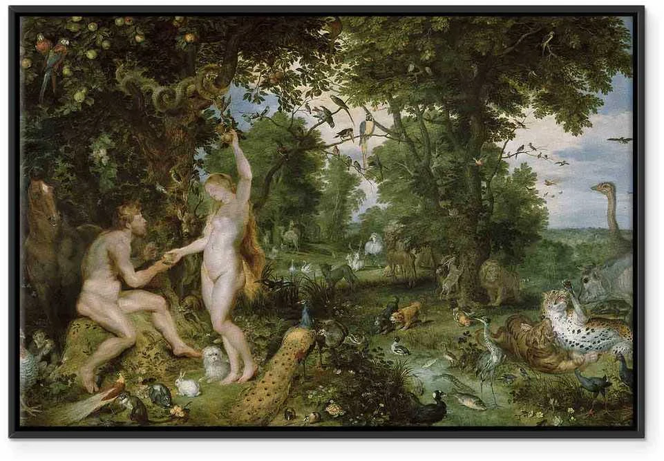 Artgeist Paveikslas - Peter Paul Rubens – The Garden of Eden with the Fall of Man