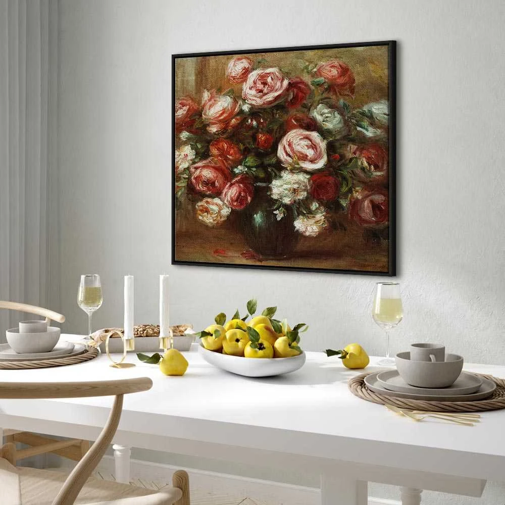 Artgeist Paveikslas - Pierre-Auguste Renoir – Still Life with Roses