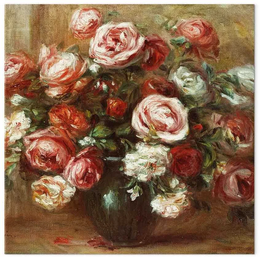 Artgeist Paveikslas - Pierre-Auguste Renoir – Still Life with Roses