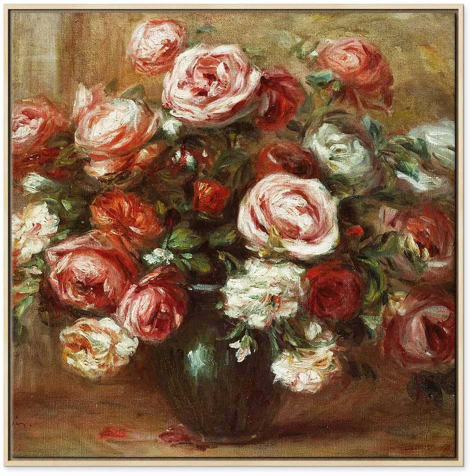 Artgeist Paveikslas - Pierre-Auguste Renoir – Still Life with Roses