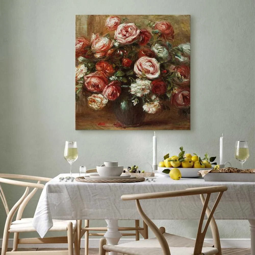 Artgeist Paveikslas - Pierre-Auguste Renoir – Still Life with Roses